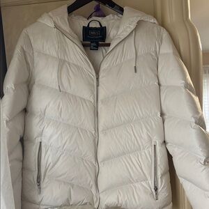 NILS Women's Classic White Puffer Jacket